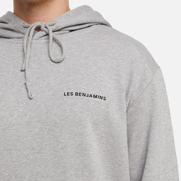  Les Benjamins Core Erkek Gri Hoodie