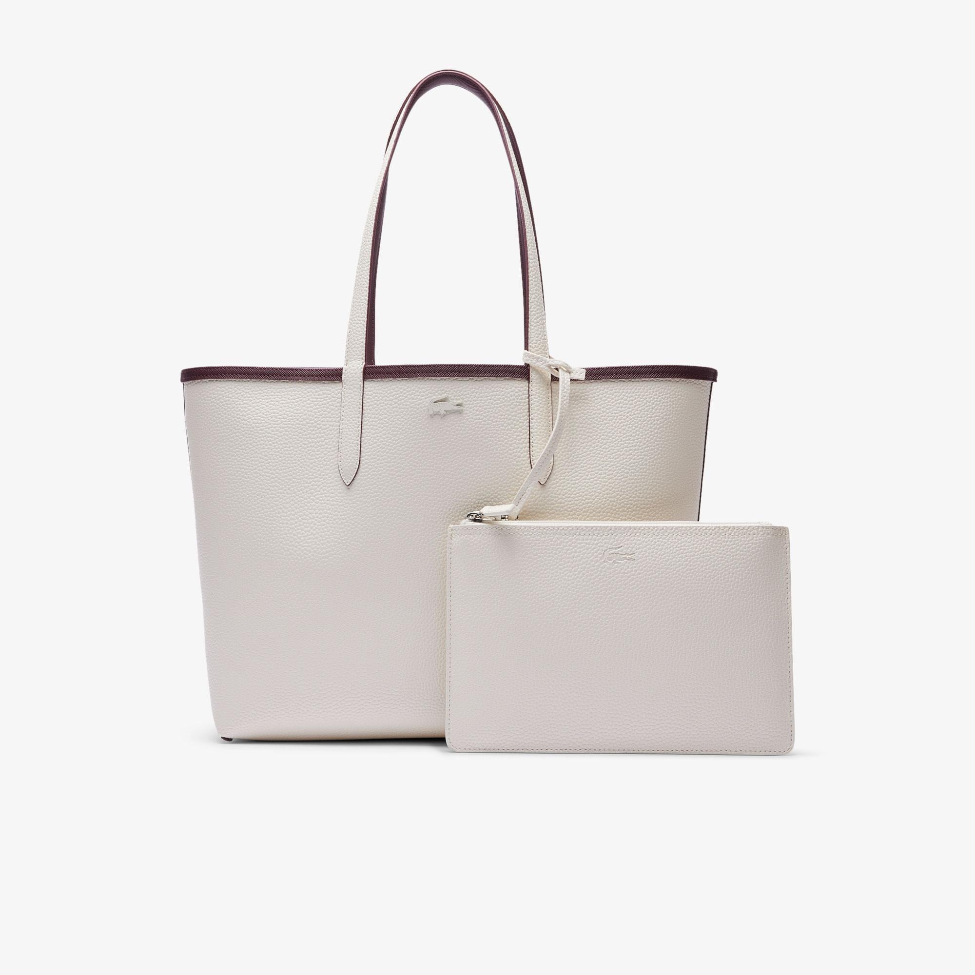 Lacoste Anna Kadın Çift Taraflı Bordo Omuz Çantası