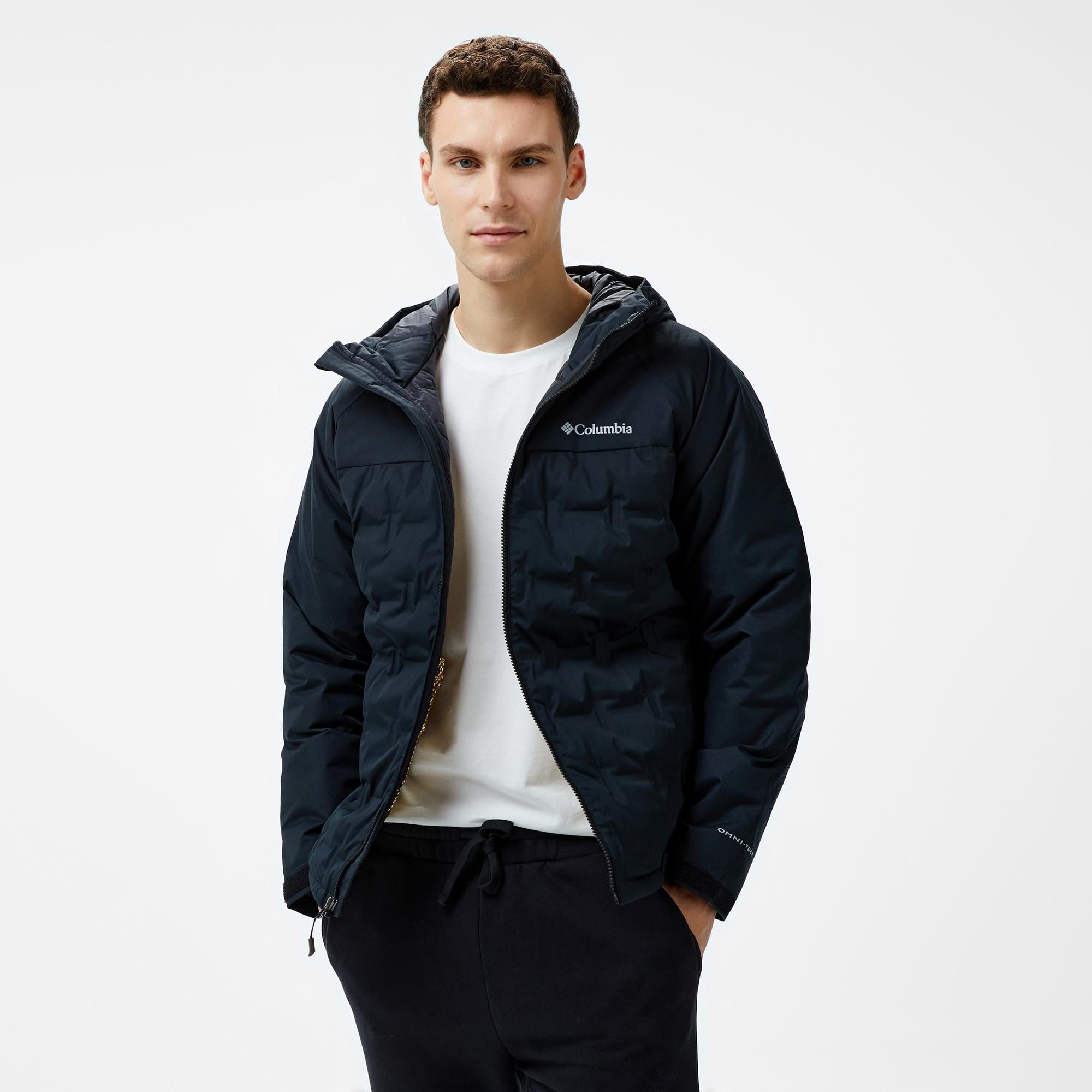 Columbia Grand Tre Down Hooded Erkek Siyah Kaz Tüyü Mont