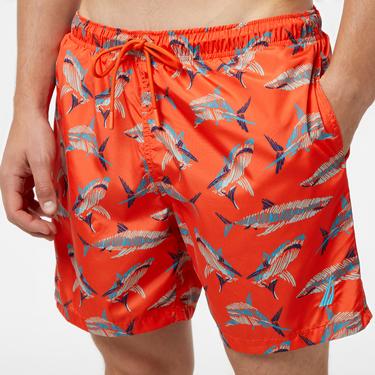  Nautica Classic Erkek Turuncu Deniz Şortu