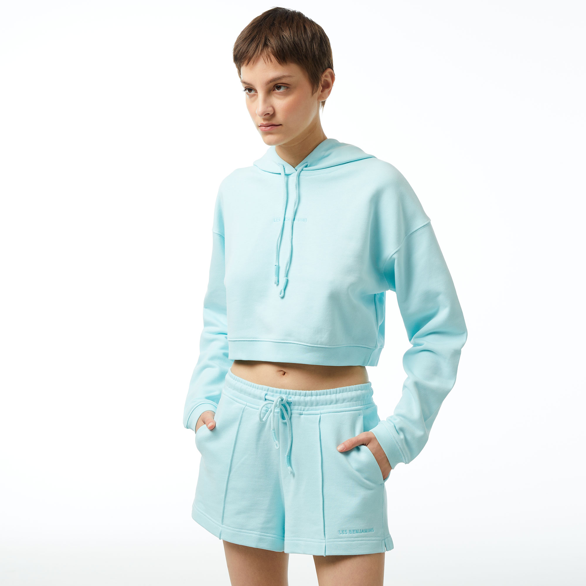  Les Benjamins Mavi Kadın Sweatshirt