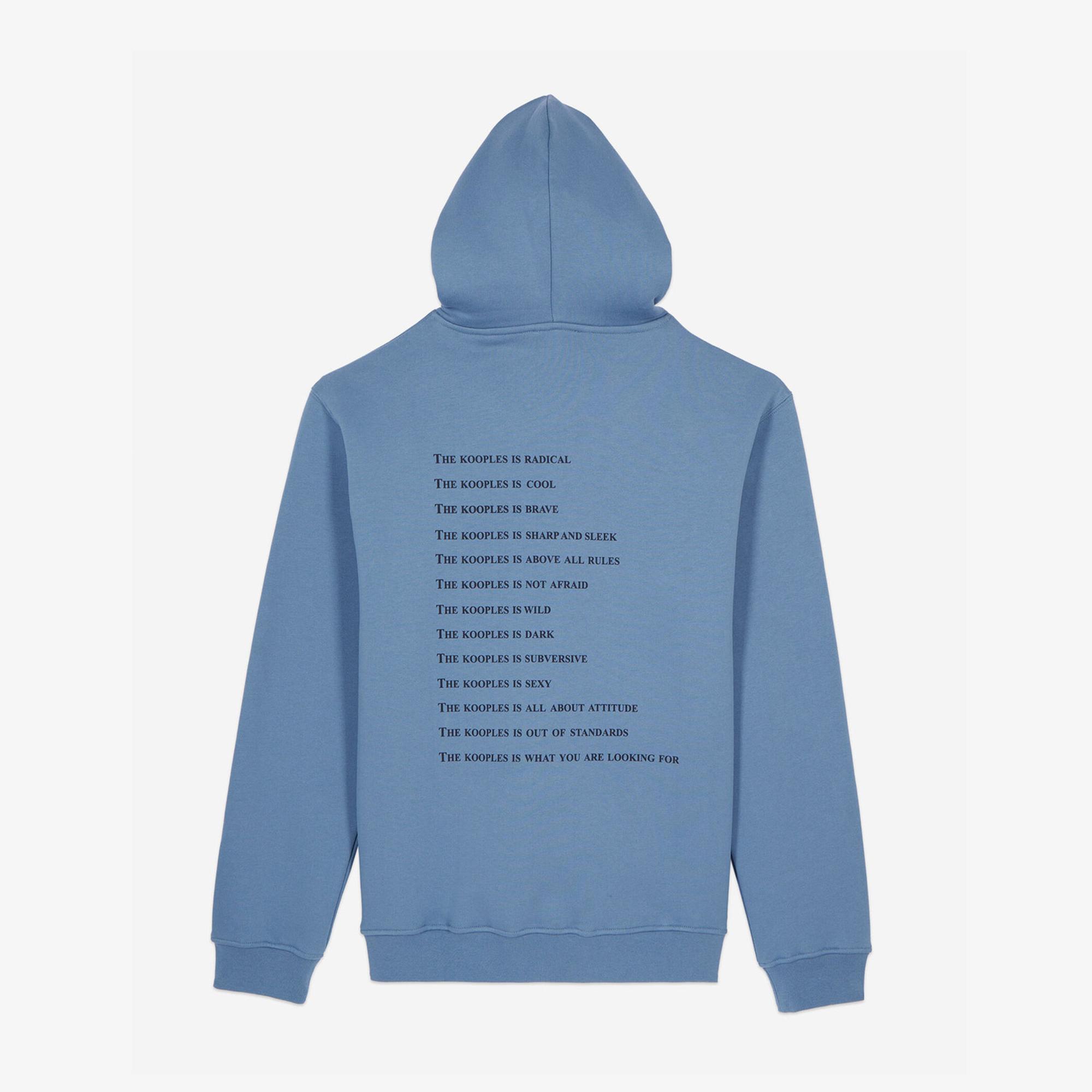 ERKEK MAVİ SWEATSHIRT