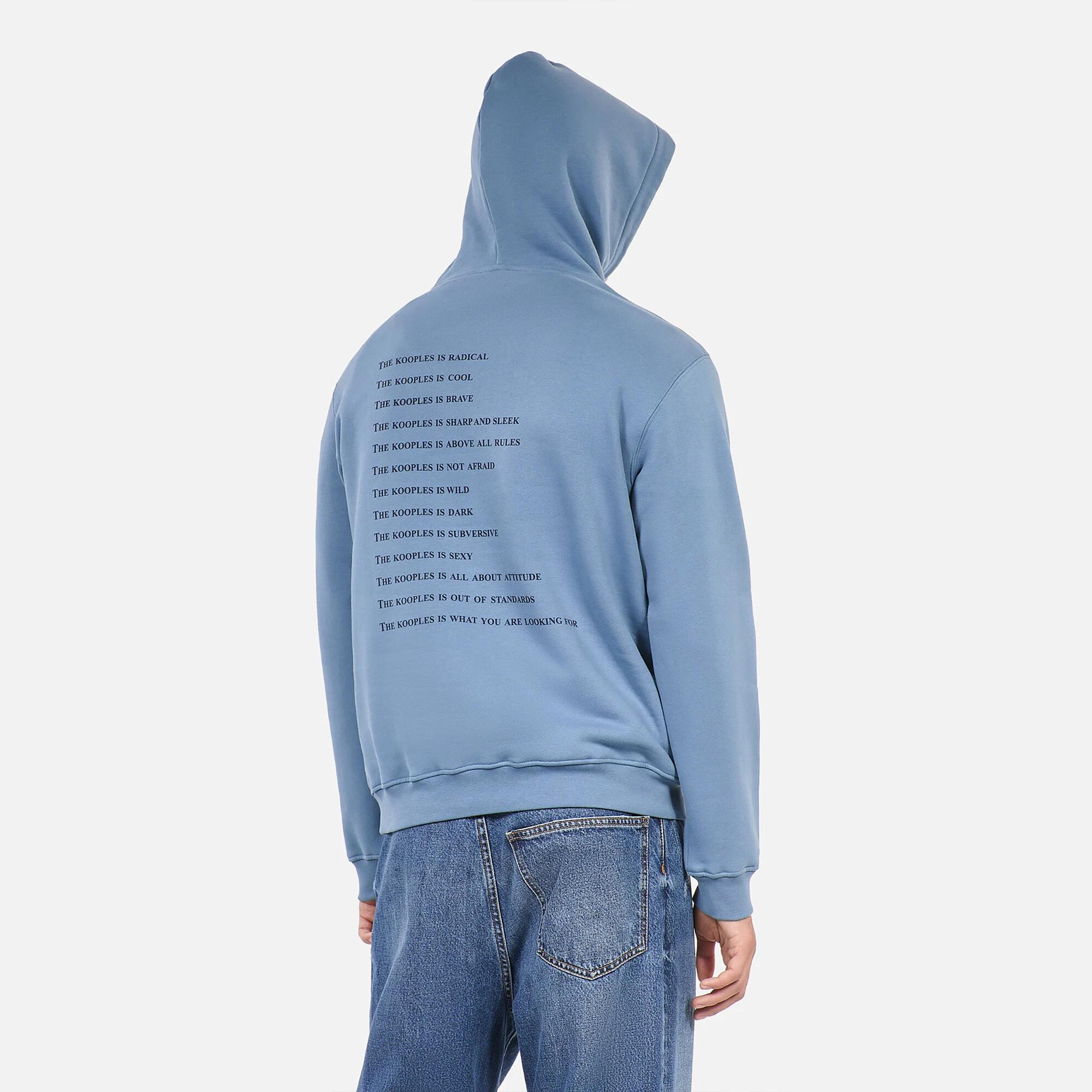 ERKEK MAVİ SWEATSHIRT
