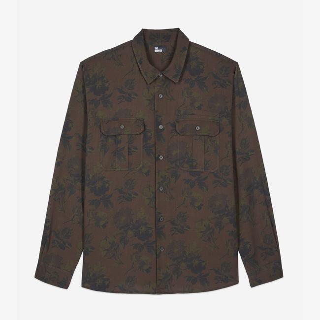  The Kooples Erkek Kahverengi Gömlek