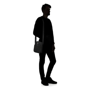  Samsonite Siyah Sacksquare Omuz Çantası