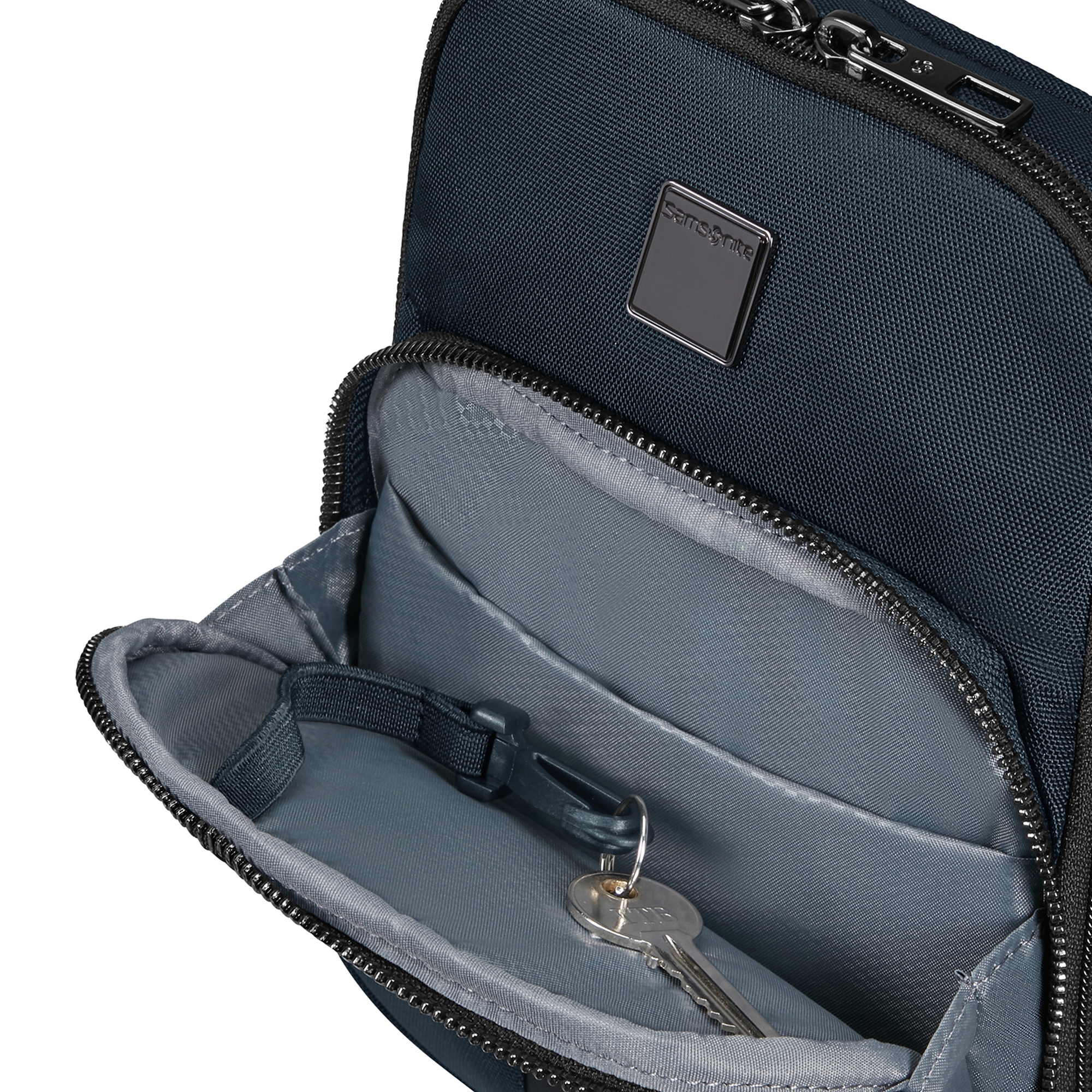 Samsonite Lacivert Crossover Omuz Çantası