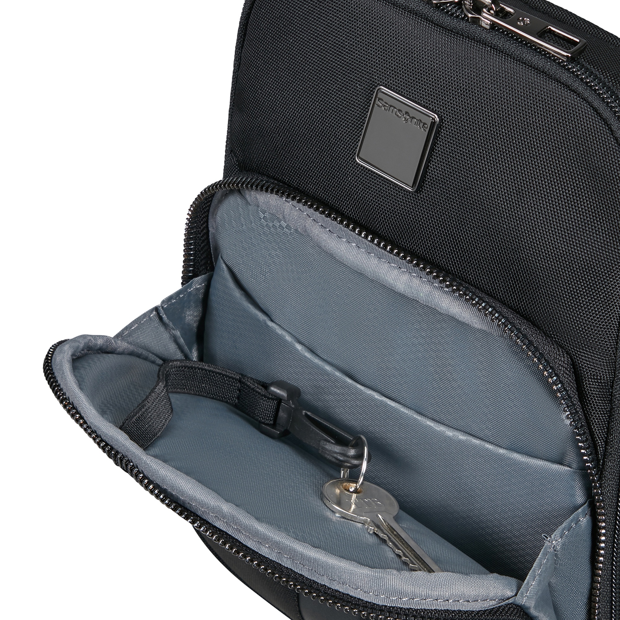 Samsonite Siyah Crossover Omuz Çantası