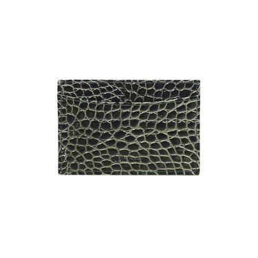  Yeşil Dukinea Kroko Baskılı Deri Kartlık