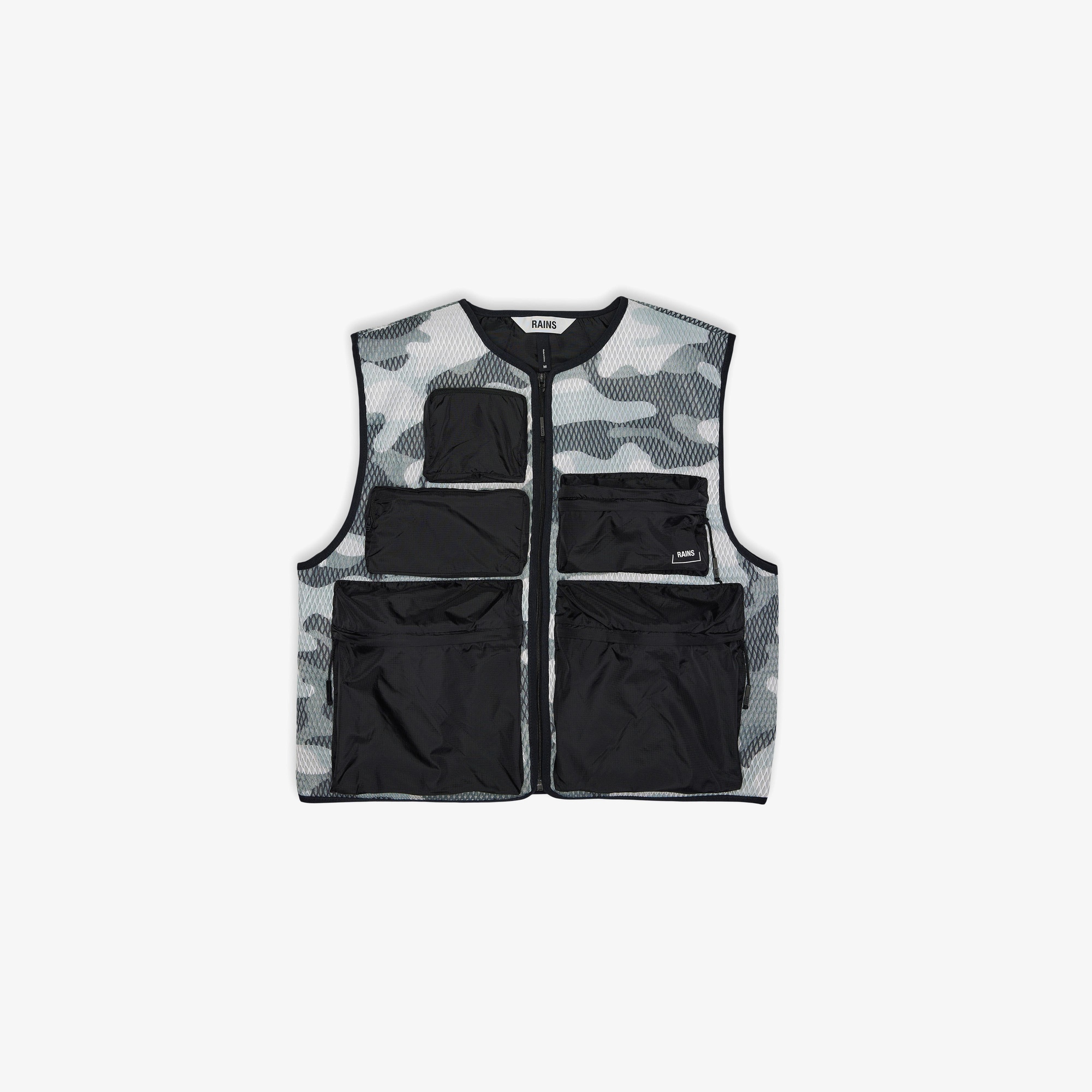 Rains Dili Mesh Vest Unisex Gri Yelek