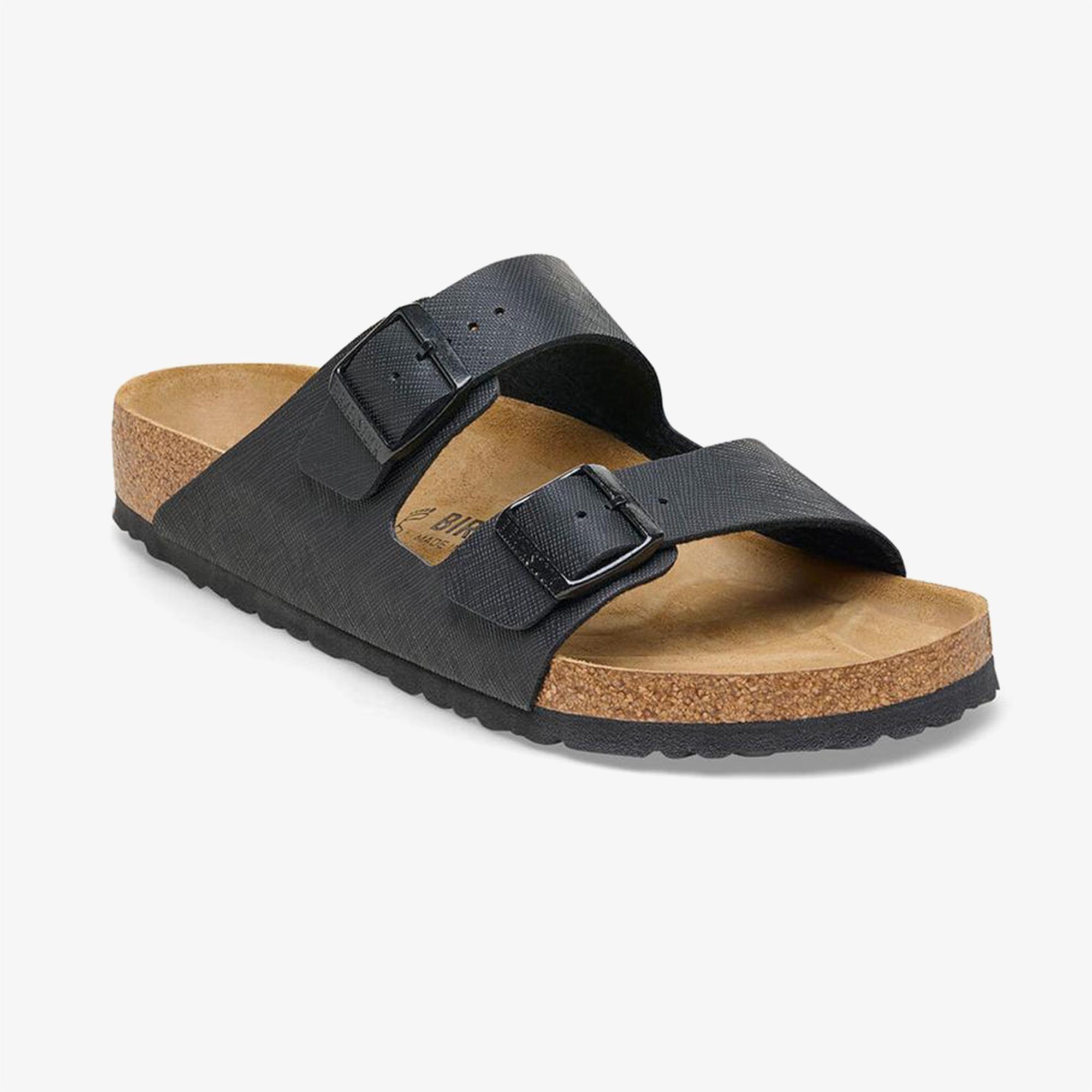 Birkenstock Arizona Bf Saffiano Erkek Siyah Terlik
