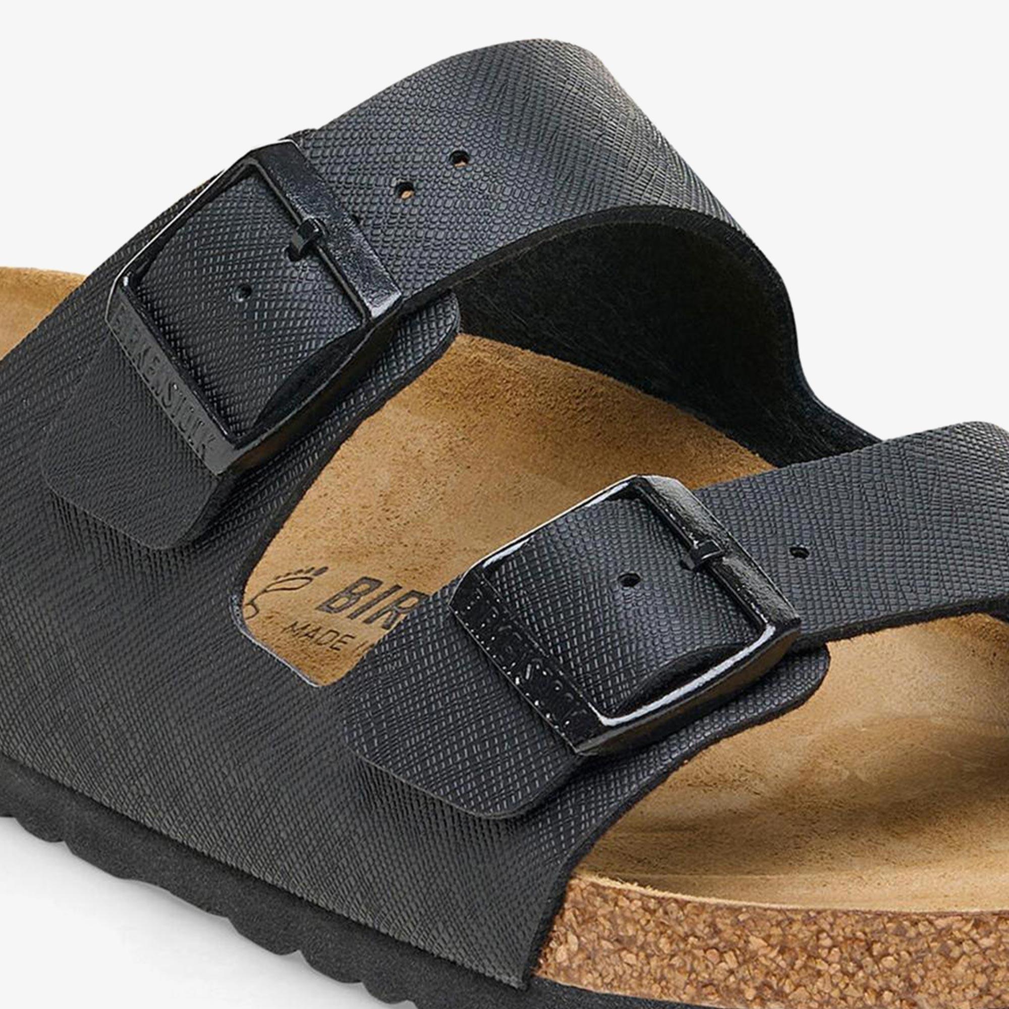 Birkenstock Arizona Bf Saffiano Erkek Siyah Terlik
