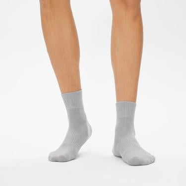  UNITED4 Core Unisex Gri 3'lü Çorap