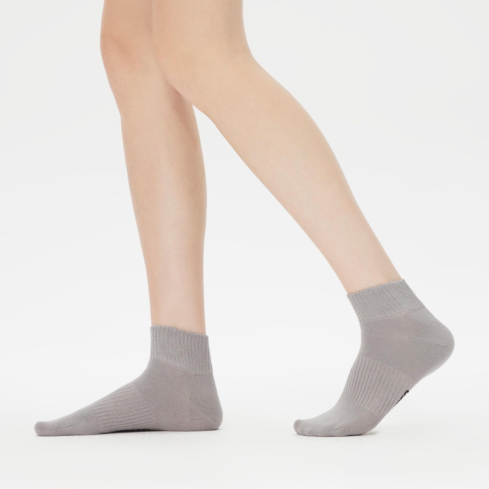 UNITED4 Core Unisex Gri 3'lü Çorap