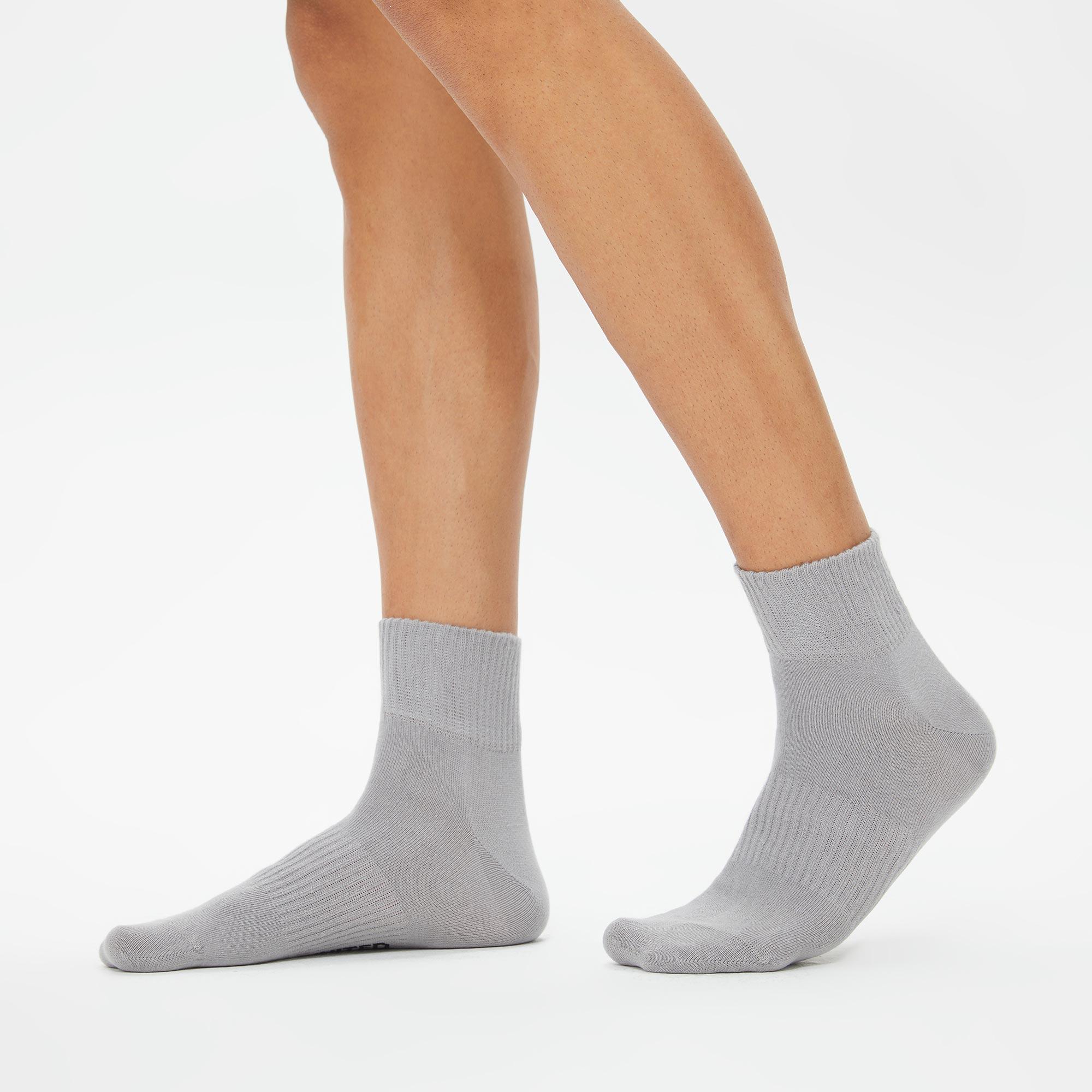 UNITED4 Core Unisex Gri 3'lü Çorap