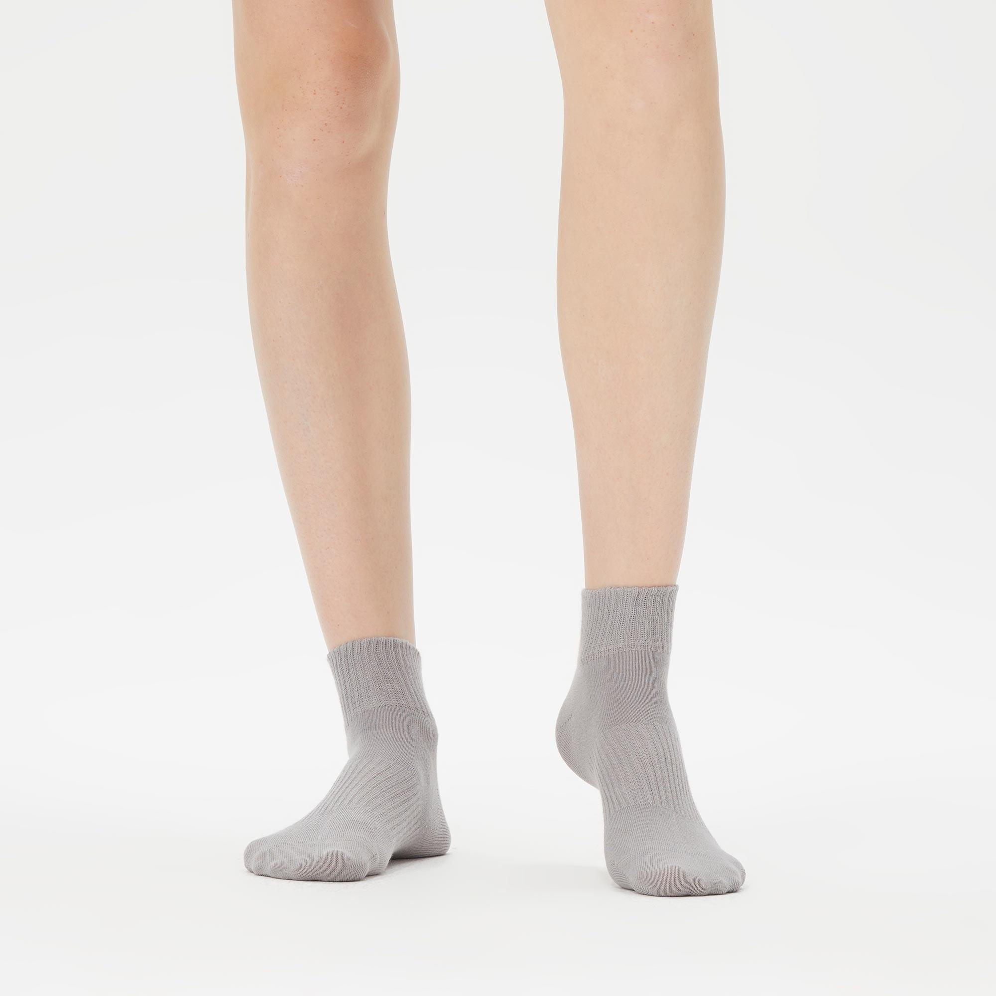 UNITED4 Core Unisex Gri 3'lü Çorap