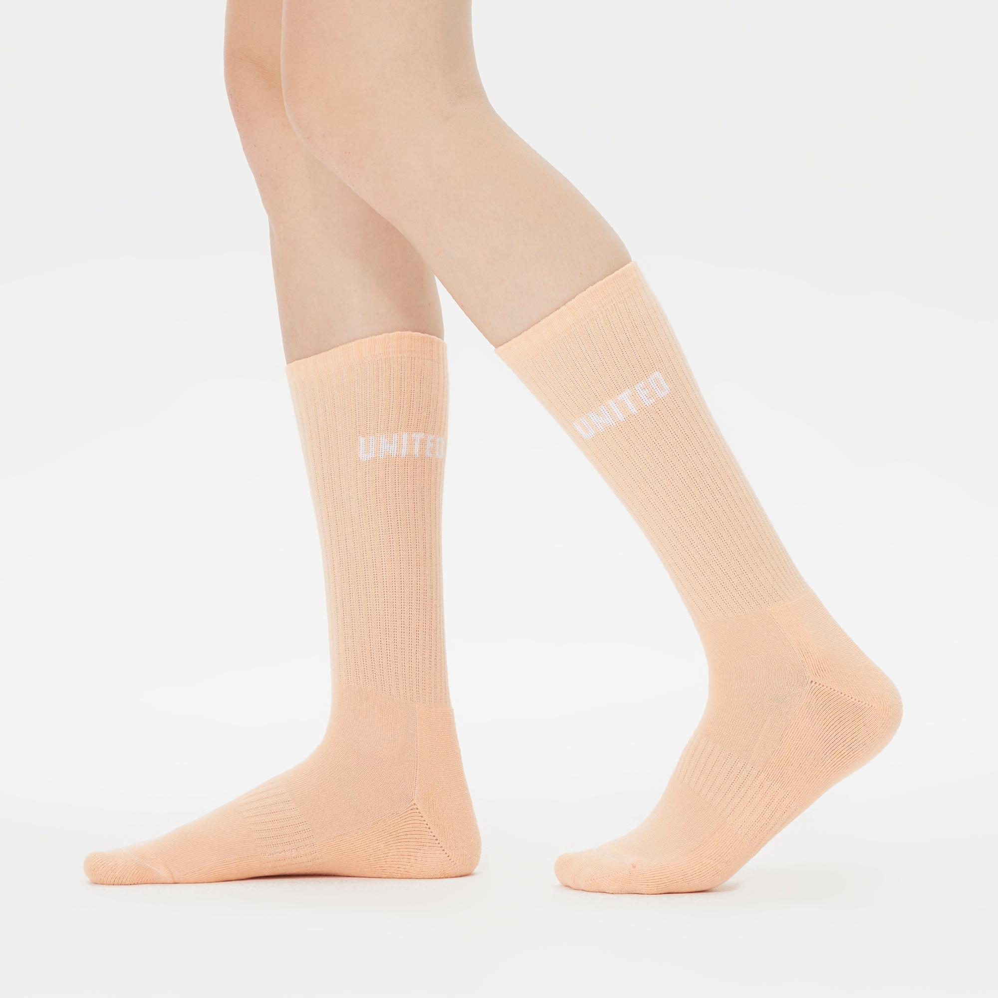 UNITED4 Street Crew Kadın Lila/Turuncu/ Sarı 3'lü Çorap