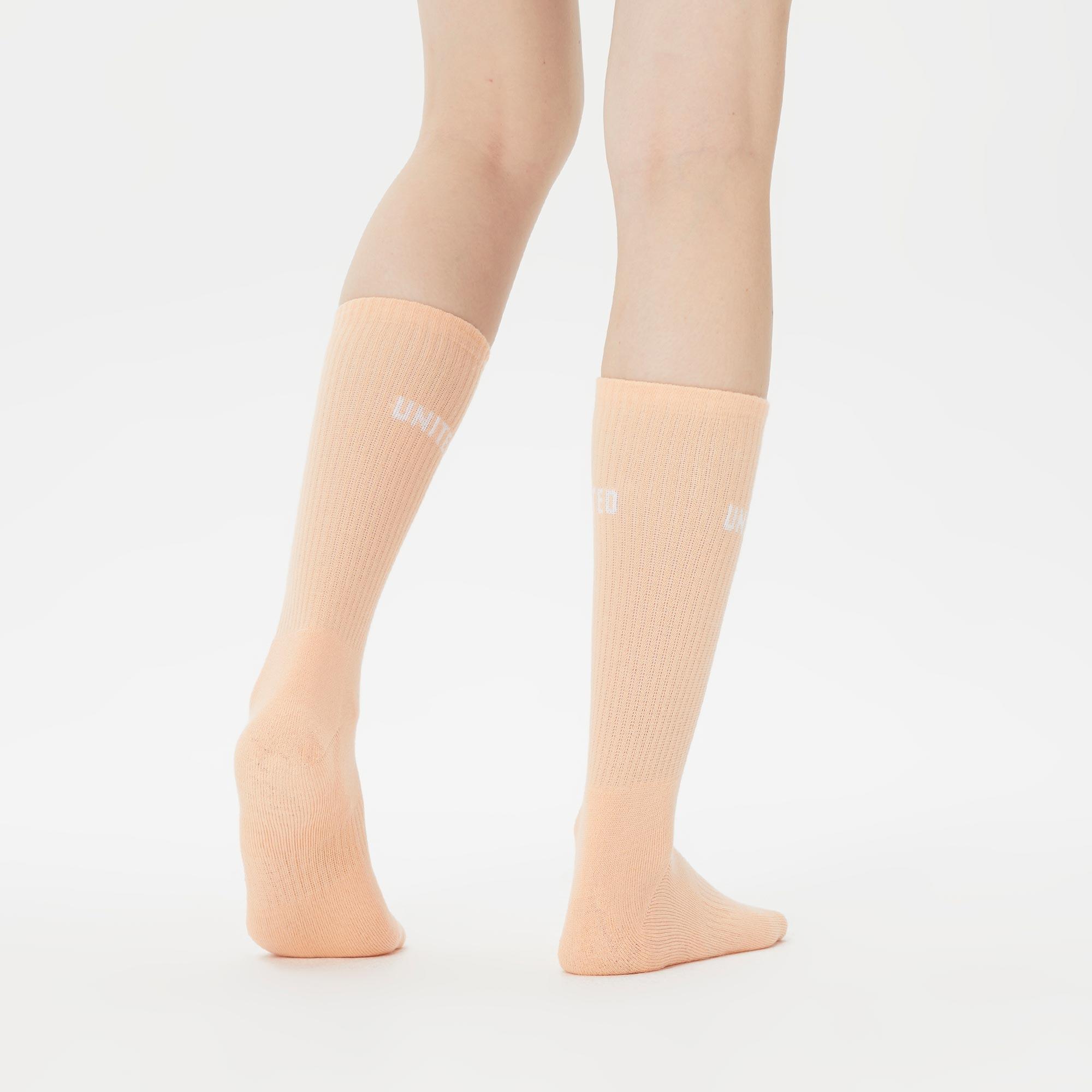 UNITED4 Street Crew Kadın Lila/Turuncu/ Sarı 3'lü Çorap