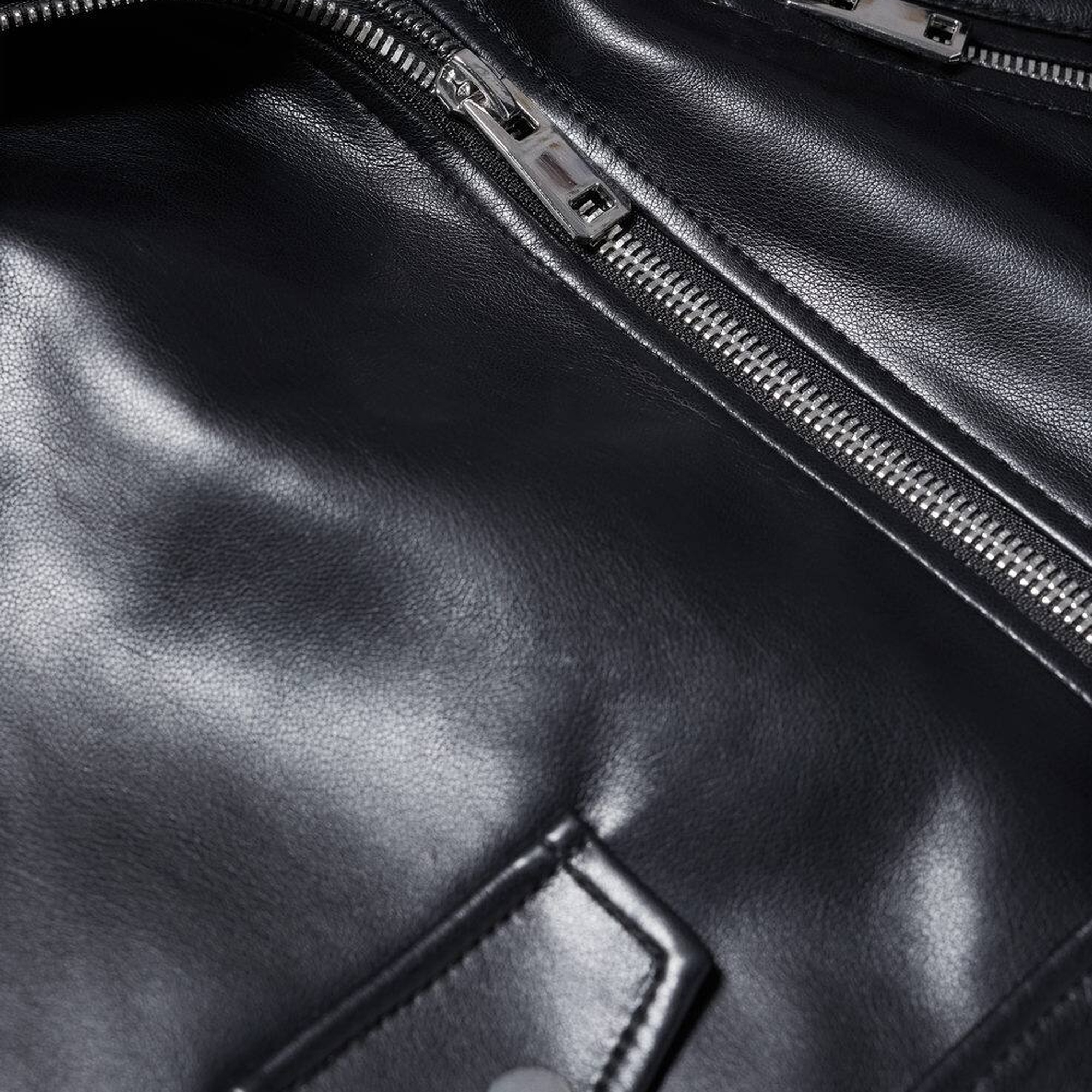 Mango Kadın Deri Görünümlü Biker Ceket Siyah