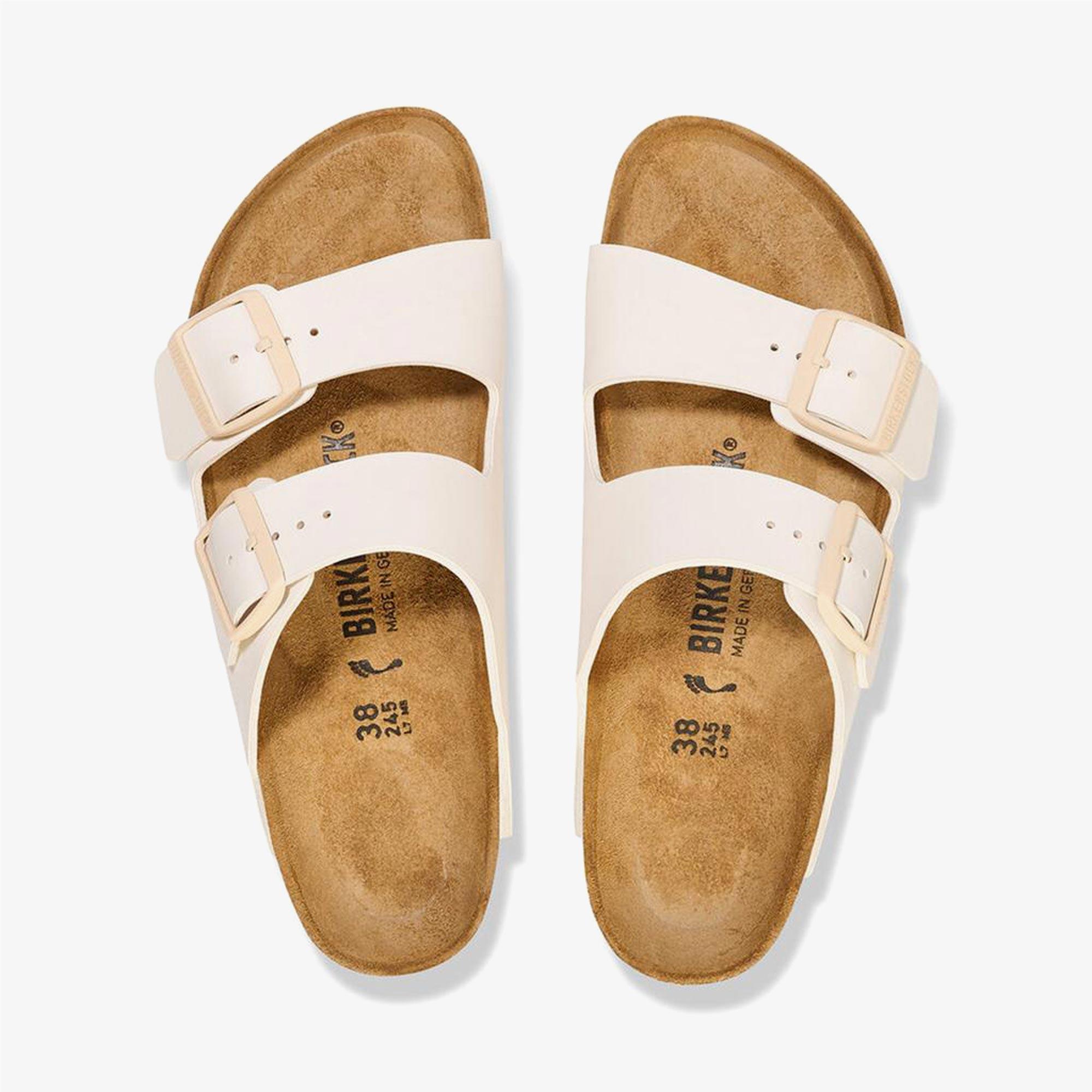 Birkenstock Arizona Bf Saffiano Krem Erkek Terlik