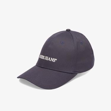  Guess 3D Embro Baseball Canvas Twill Erkek Lacivert Şapka