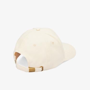  Guess 3D Embro Baseball Canvas Twill Erkek Krem Rengi Şapka