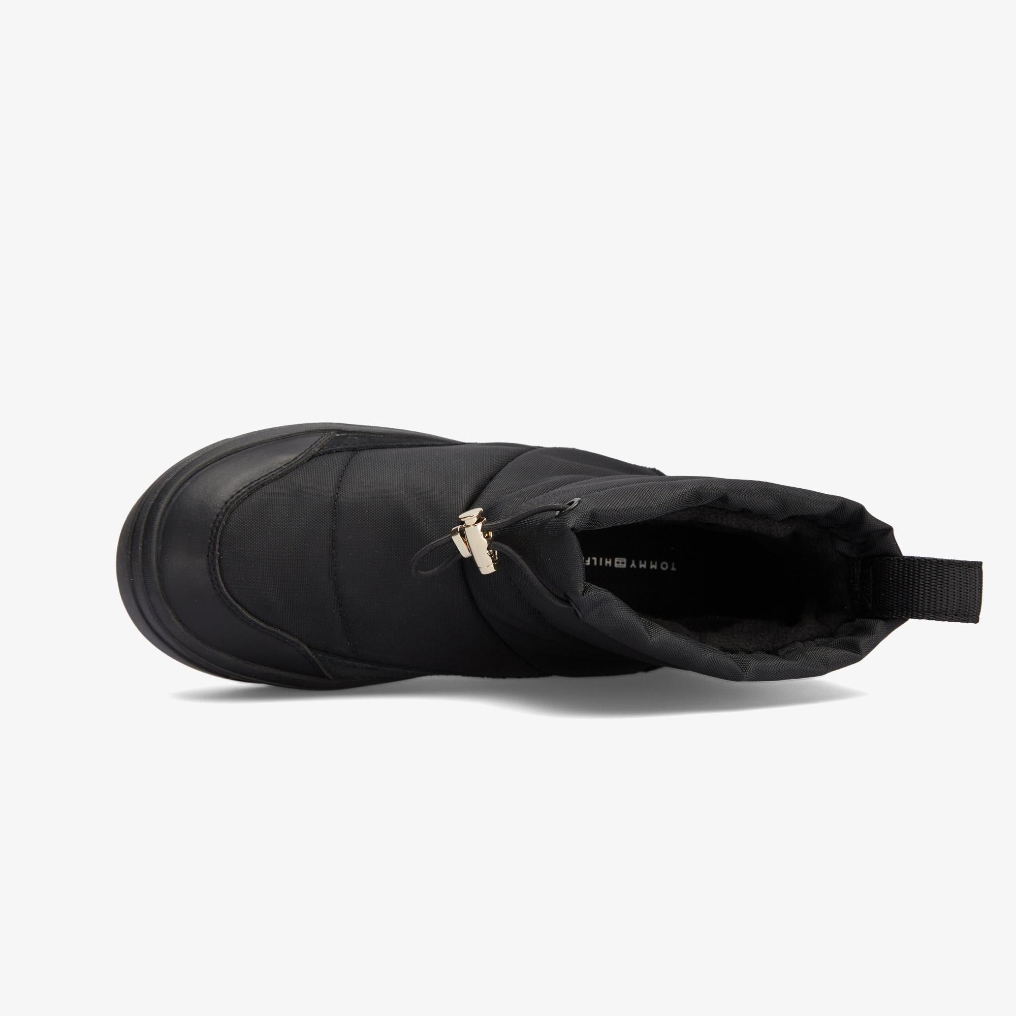 Tommy Hilfiger Flag Kadın Siyah Bot