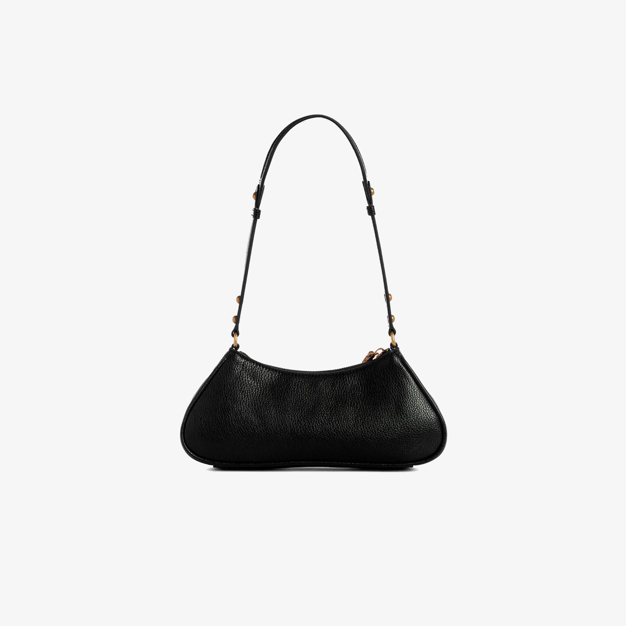 Guess Decor Vintage Sml Gf Giully Micro Mini Kadın Siyah Omuz Çantası