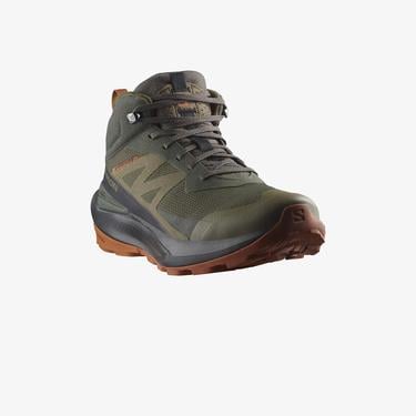  Salomon Elixir Activ Mid Gore-Tex Erkek Haki Bot