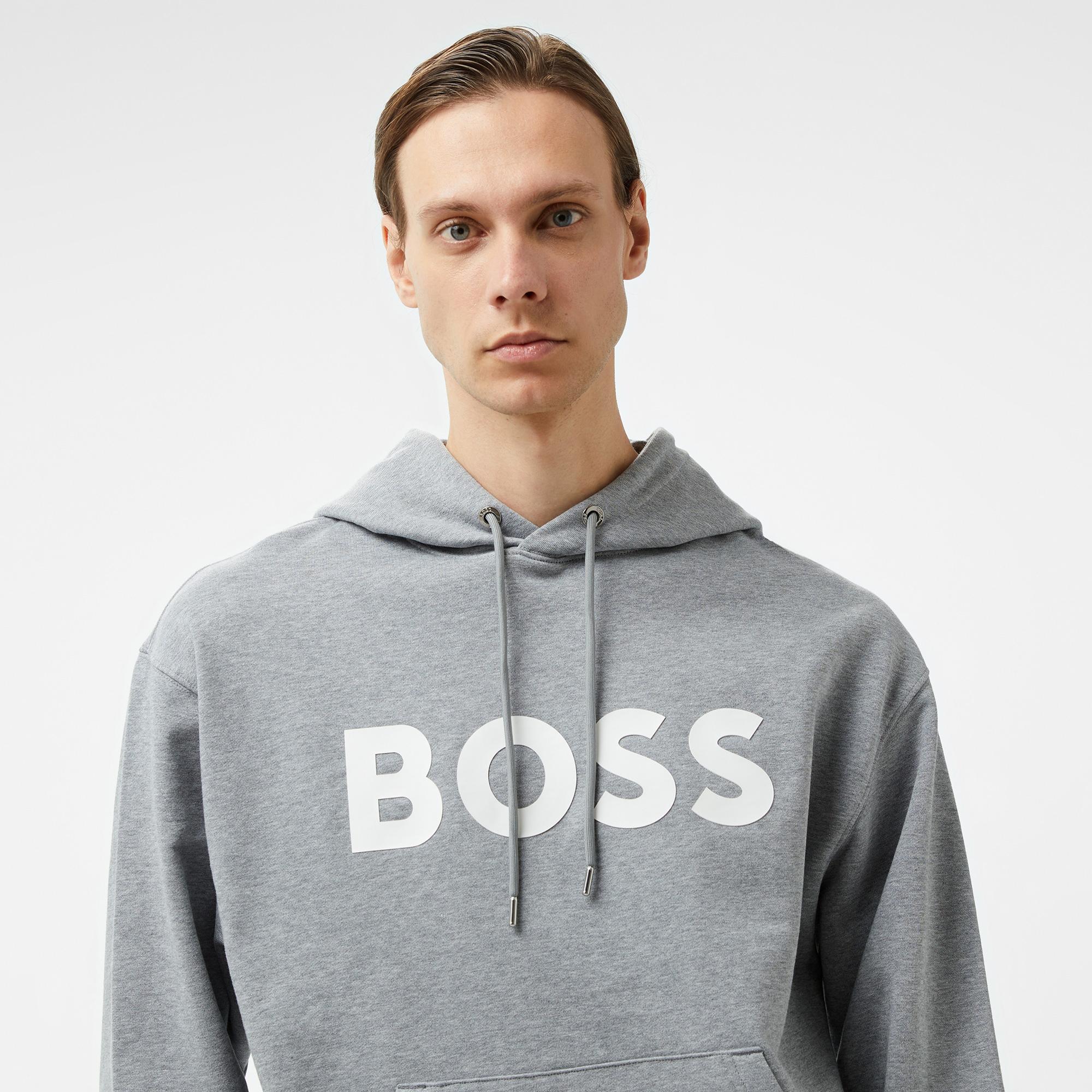 Boss Sullivan 16 Erkek Gri Sweatshirt