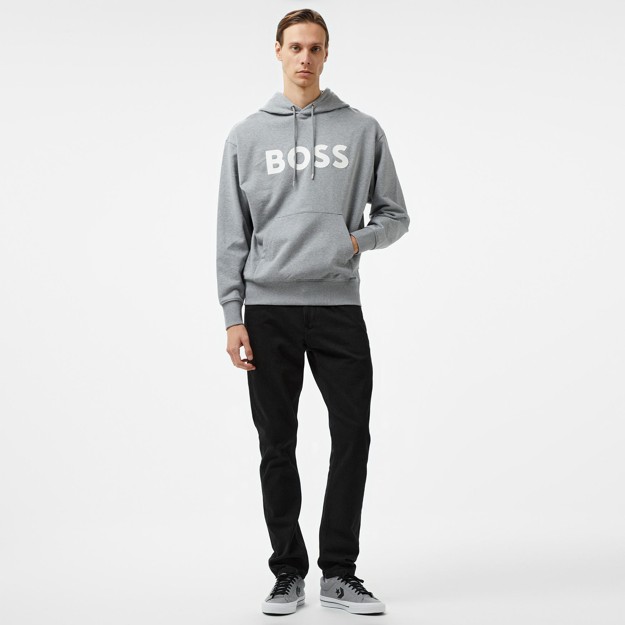 Boss Sullivan 16 Erkek Gri Sweatshirt