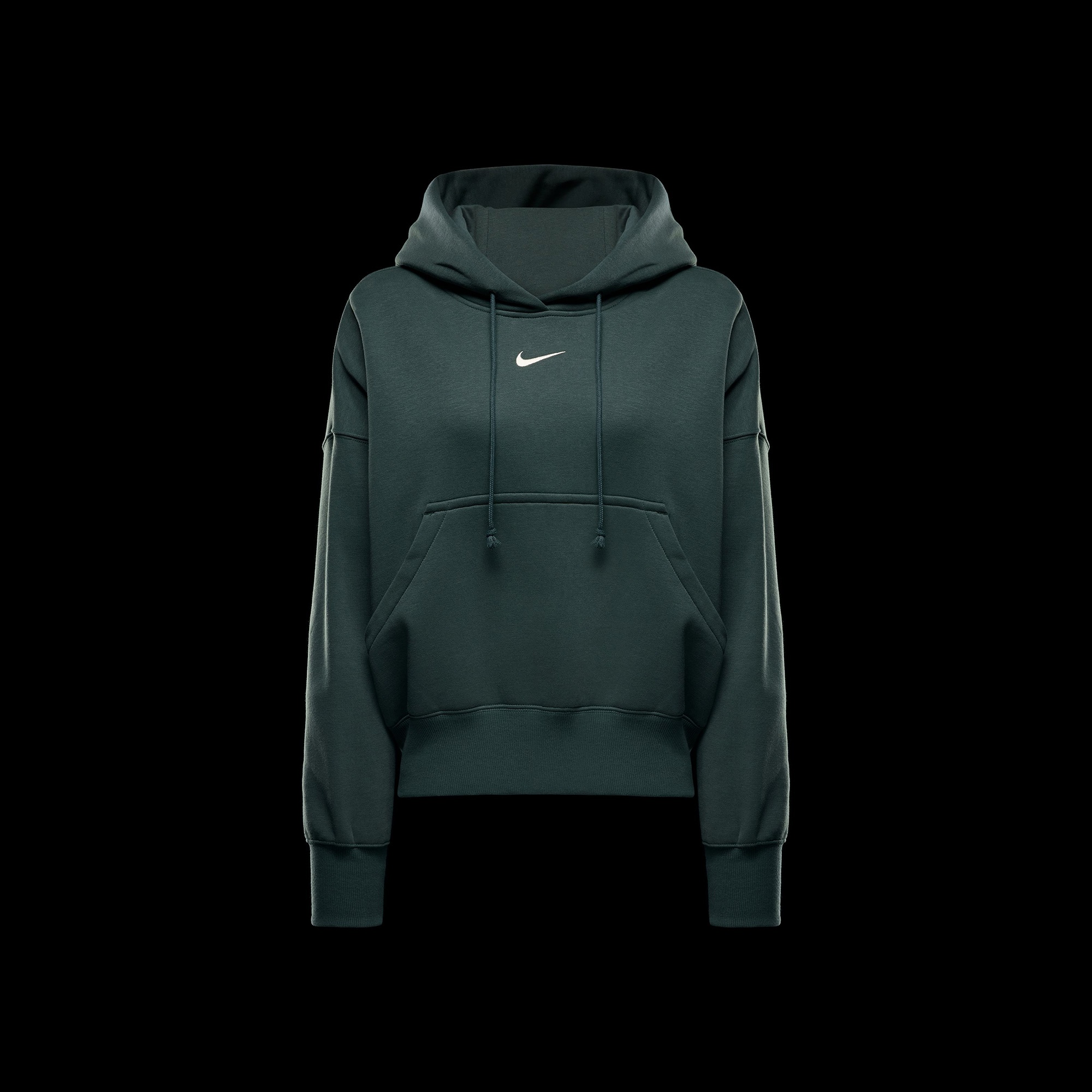 Nike Sportswear Phoenix Fleece Kadın Yeşil Kapüşonlu Sweatshirt