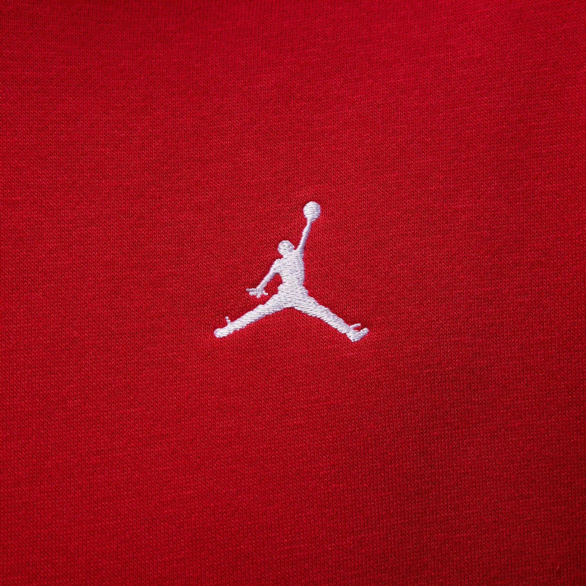 Jordan Brooklyn Fleece Erkek Kırmızı Kapüşonlu Sweatshirt