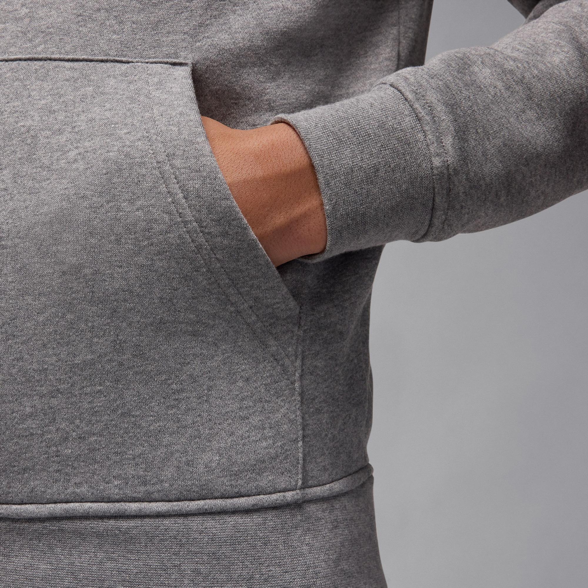 Jordan Brooklyn Fleece Erkek Gri Kapüşonlu Sweatshirt