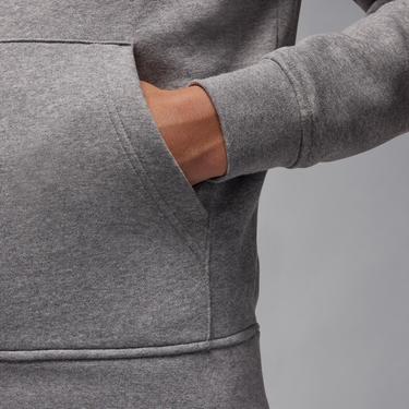  Jordan Brooklyn Fleece Erkek Gri Kapüşonlu Sweatshirt