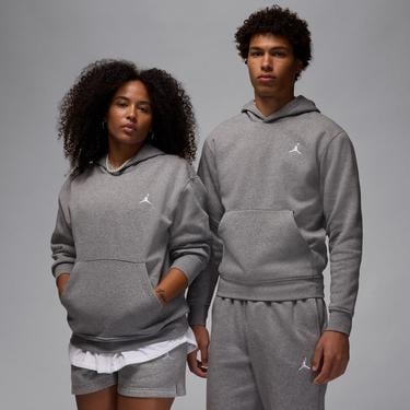  Jordan Brooklyn Fleece Erkek Gri Kapüşonlu Sweatshirt