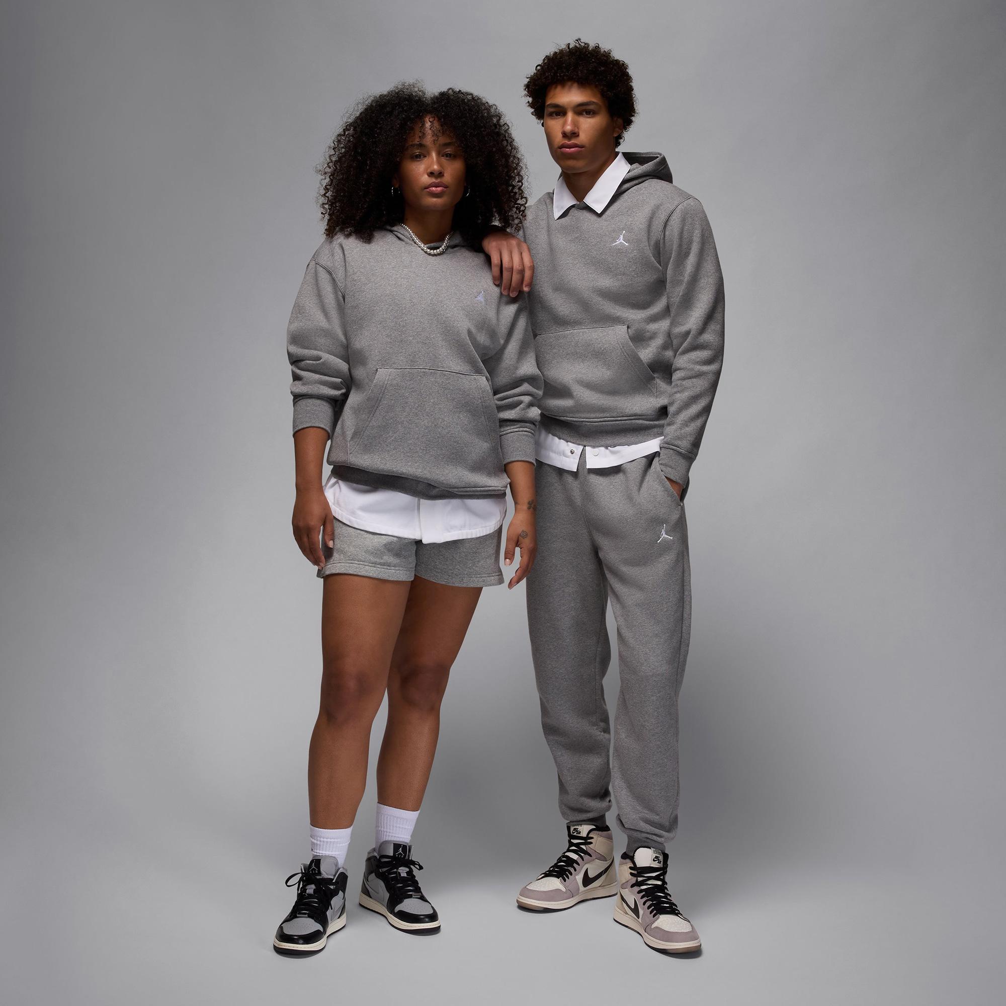 Jordan Brooklyn Fleece Erkek Gri Kapüşonlu Sweatshirt