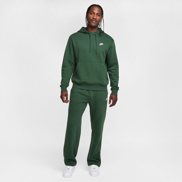  Nike Sportswear Club Fleece Erkek Yeşil Kapüşonlu Sweatshirt