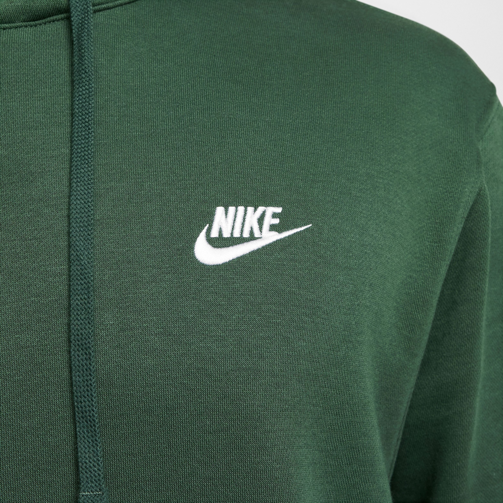 Nike Sportswear Club Fleece Erkek Yeşil Kapüşonlu Sweatshirt