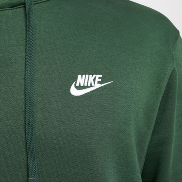 Nike Sportswear Club Fleece Erkek Yeşil Kapüşonlu Sweatshirt