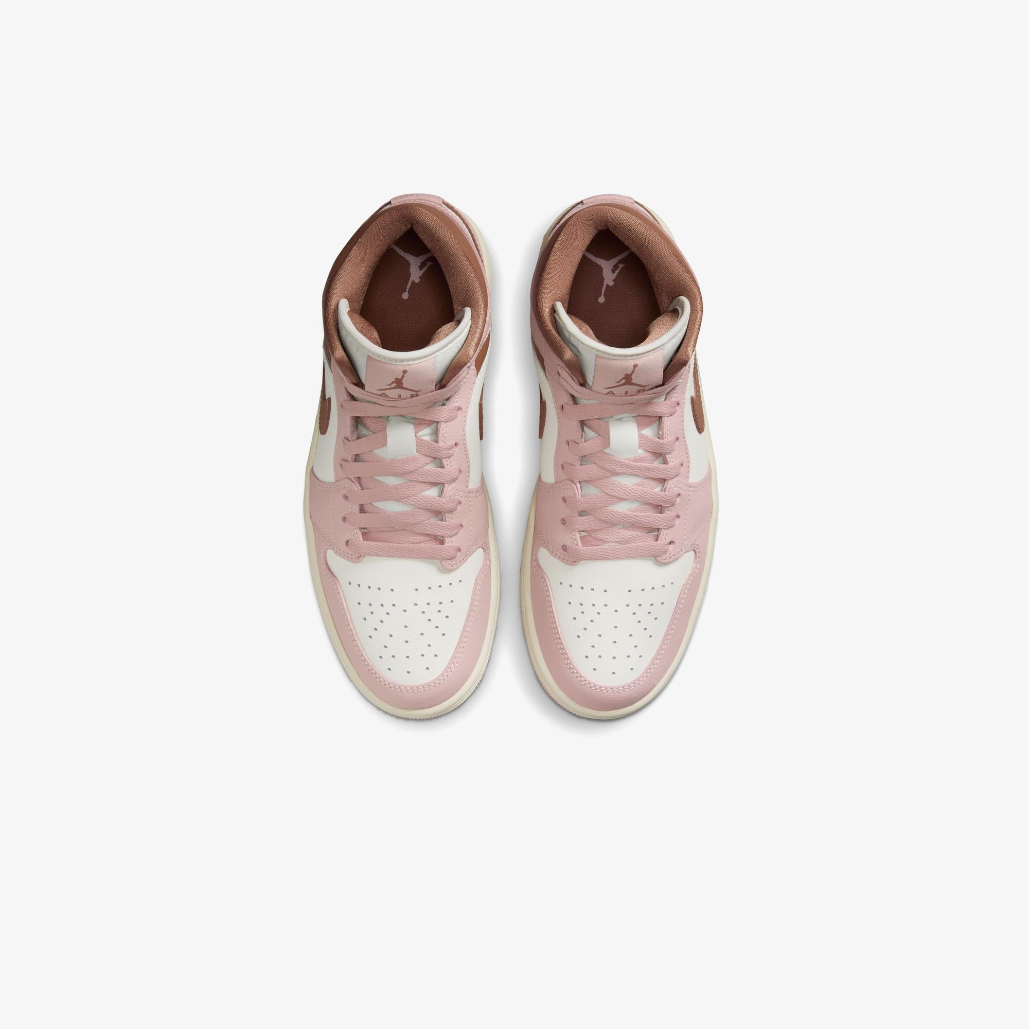 Jordan Air 1 Mid Kadın Pembe Spor Ayakkabı