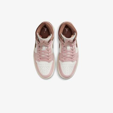  Jordan Air 1 Mid Kadın Pembe Spor Ayakkabı