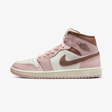  Jordan Air 1 Mid Kadın Pembe Spor Ayakkabı