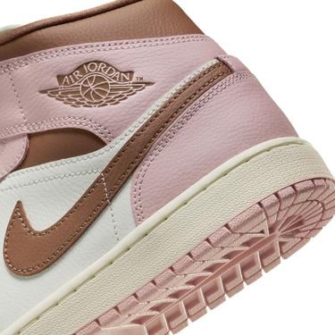  Jordan Air 1 Mid Kadın Pembe Spor Ayakkabı