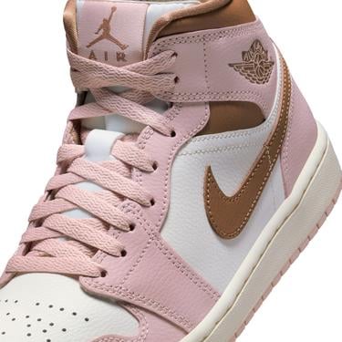  Jordan Air 1 Mid Kadın Pembe Spor Ayakkabı
