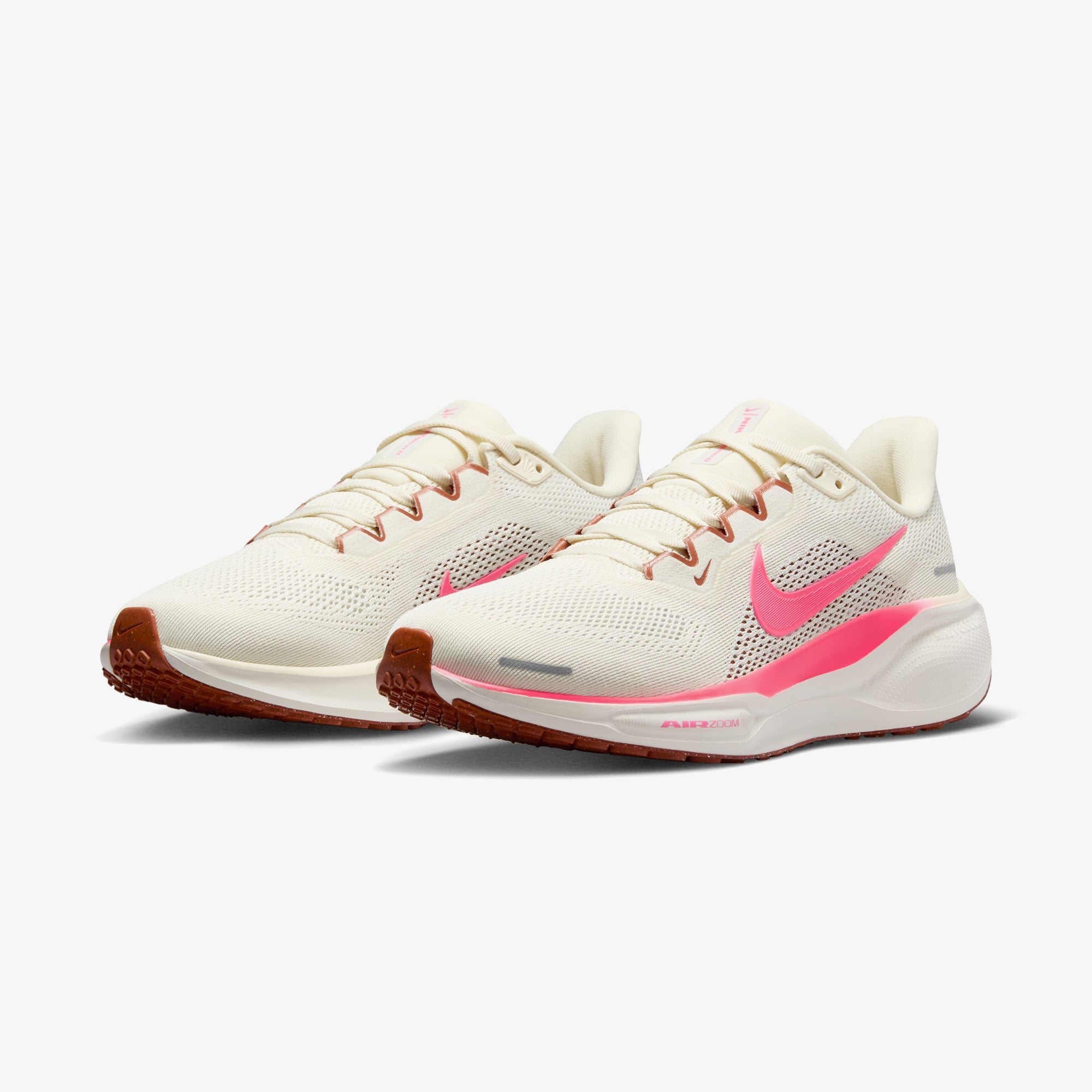 Nike Air Zoom Pegasus 41 Kadın Krem Koşu Ayakkabısı - Görsel 5