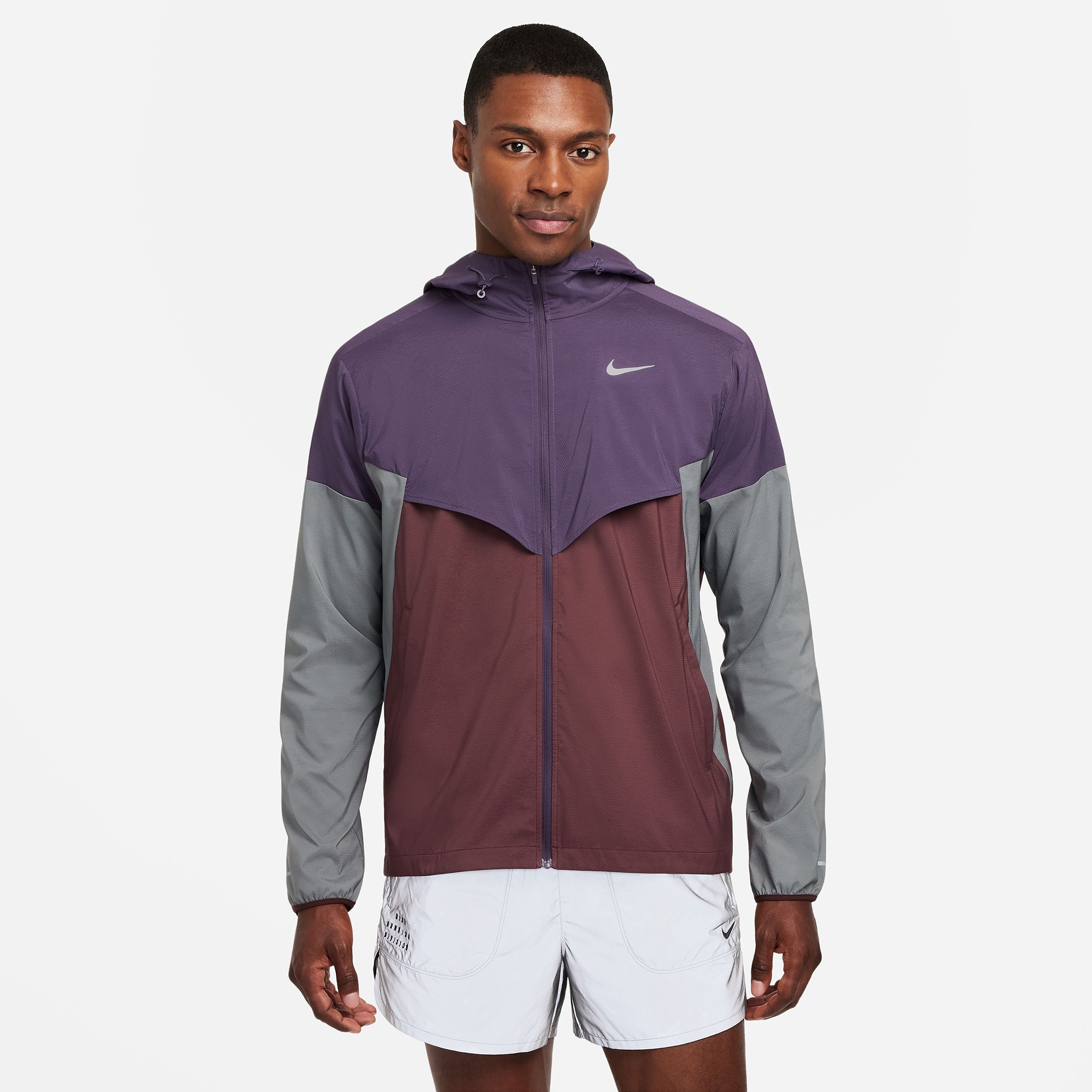 Nike Windrunner Erkek Mor Ceket
