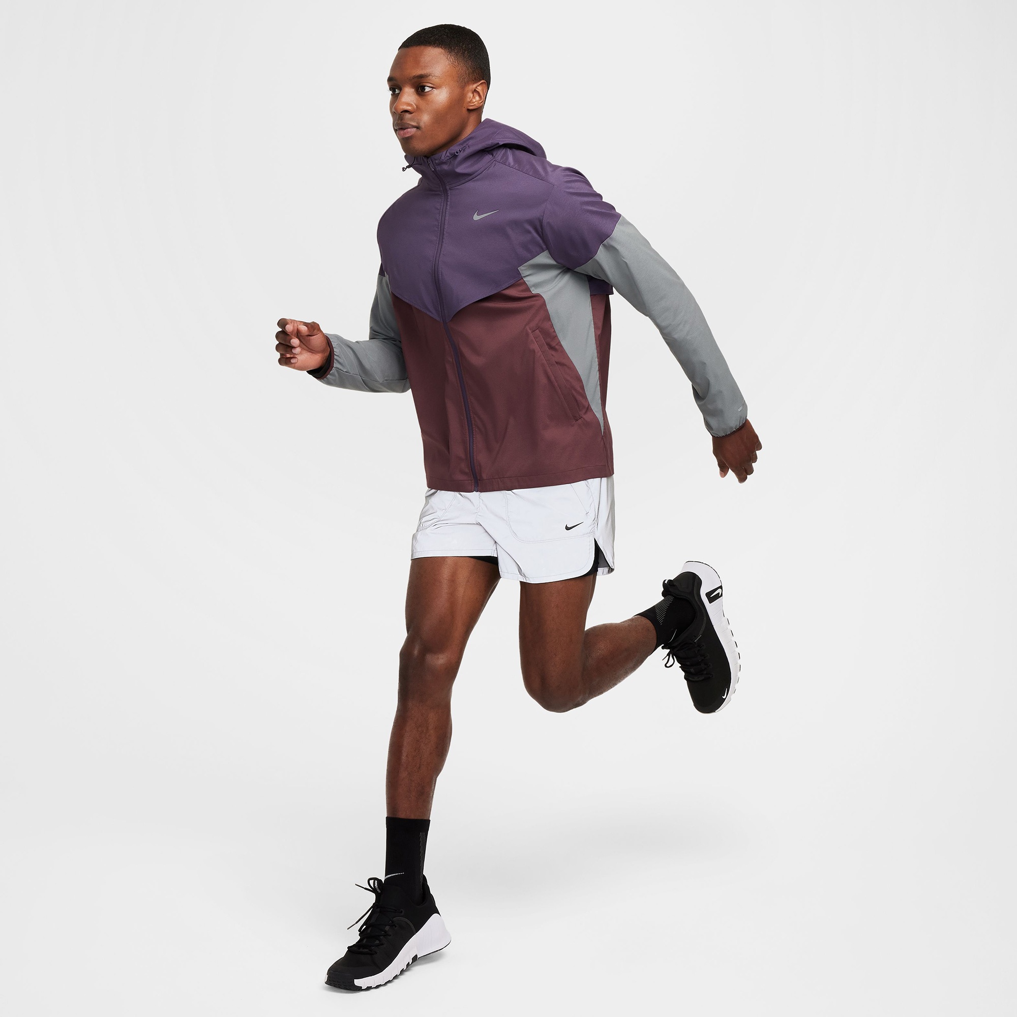 Nike Windrunner Erkek Mor Ceket