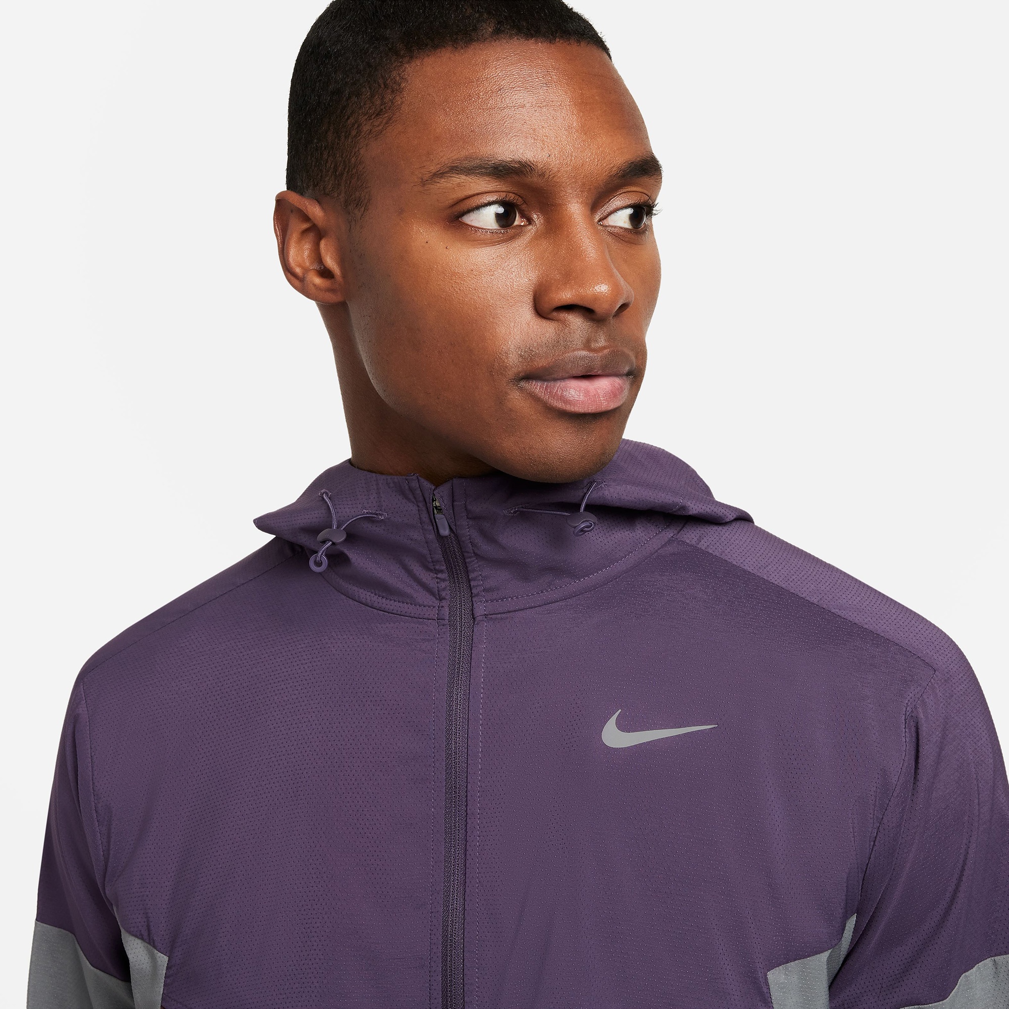 Nike Windrunner Erkek Mor Ceket