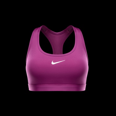  Nike Swoosh Medium Support Kadın Mor Bra