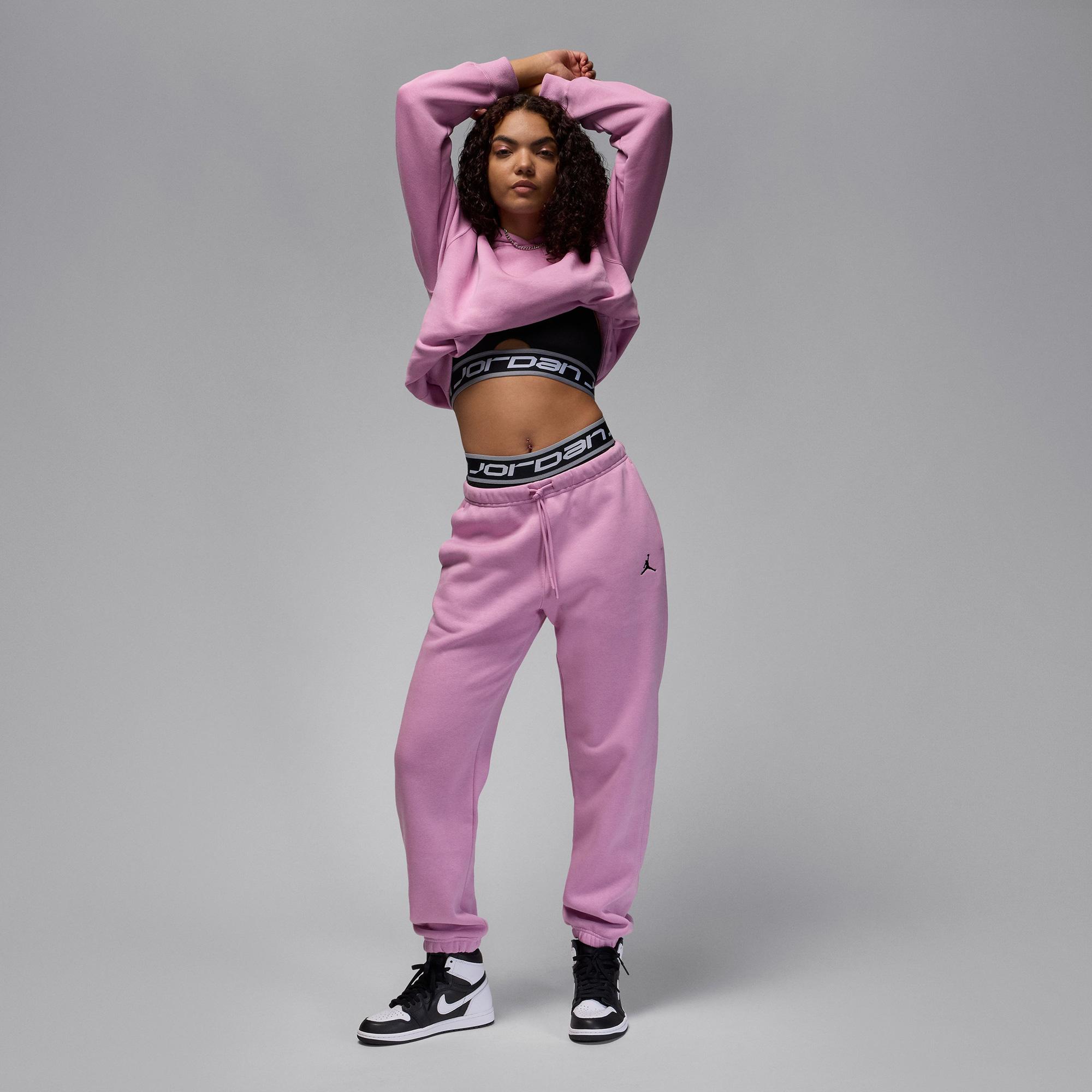 Jordan Brooklyn Fleece Kadın Mor Eşofman Altı